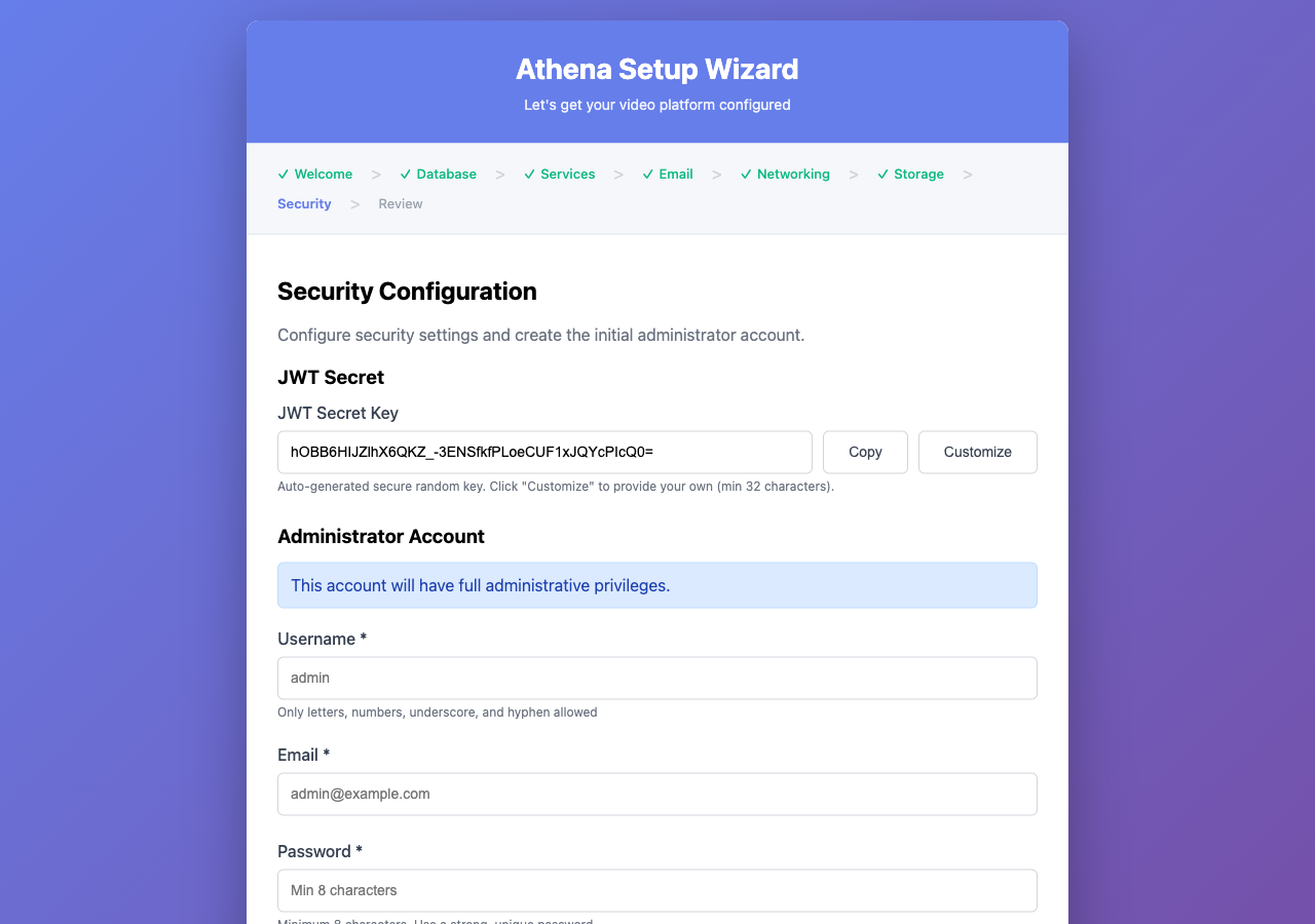 Security Configuration